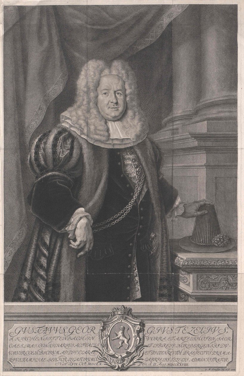 Gustav Georg Tetzel z Kirchensittenbach autorstwa Artist Unknown