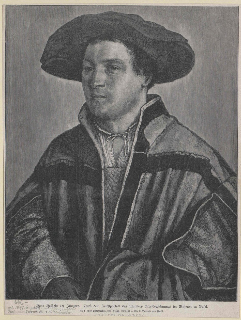 Hans Holbein (druk) autorstwa Artist Unknown