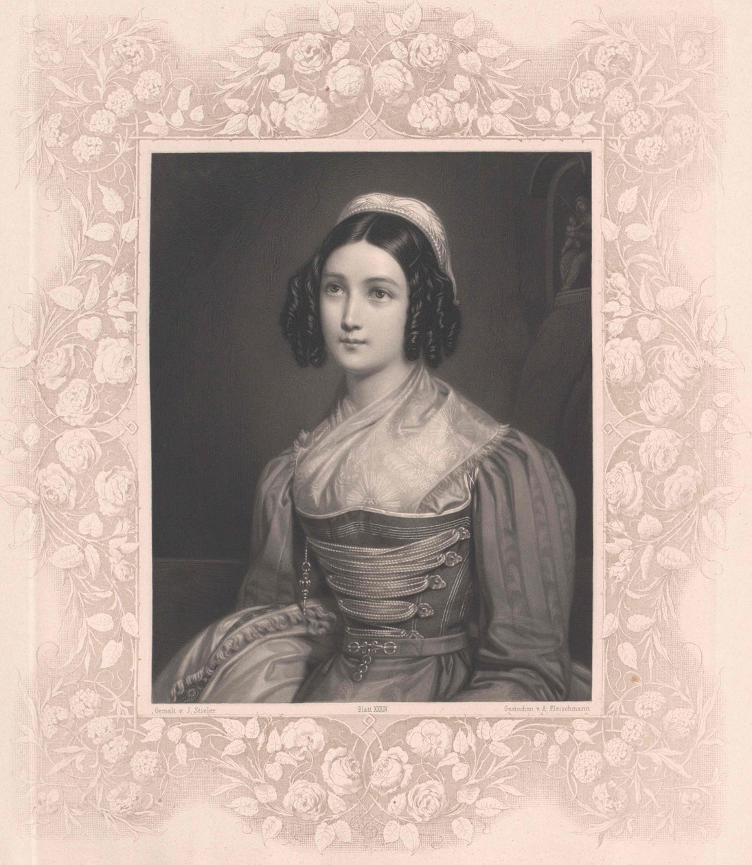 Helen Sedelmayer (druk) autorstwa Artist Unknown