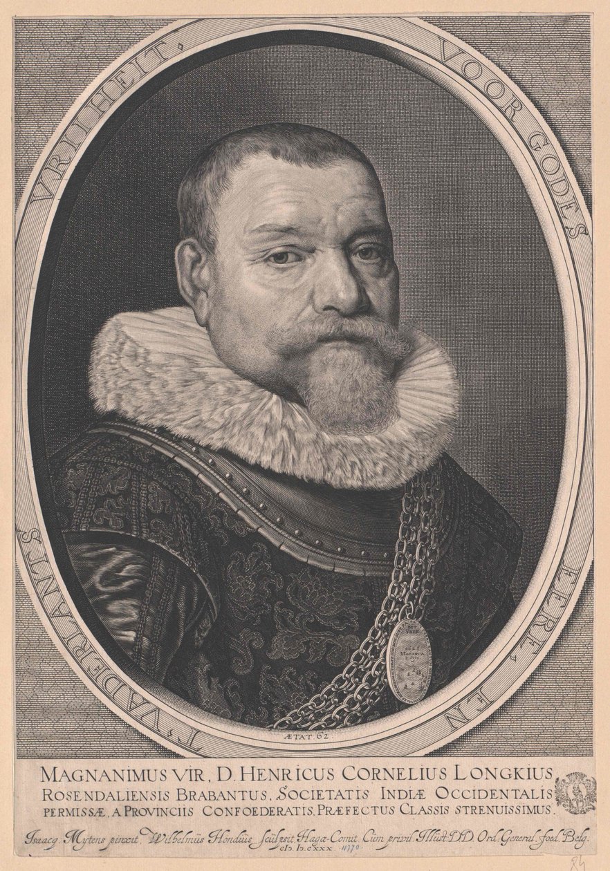 Hendrick Cornelis Lonck autorstwa Artist Unknown