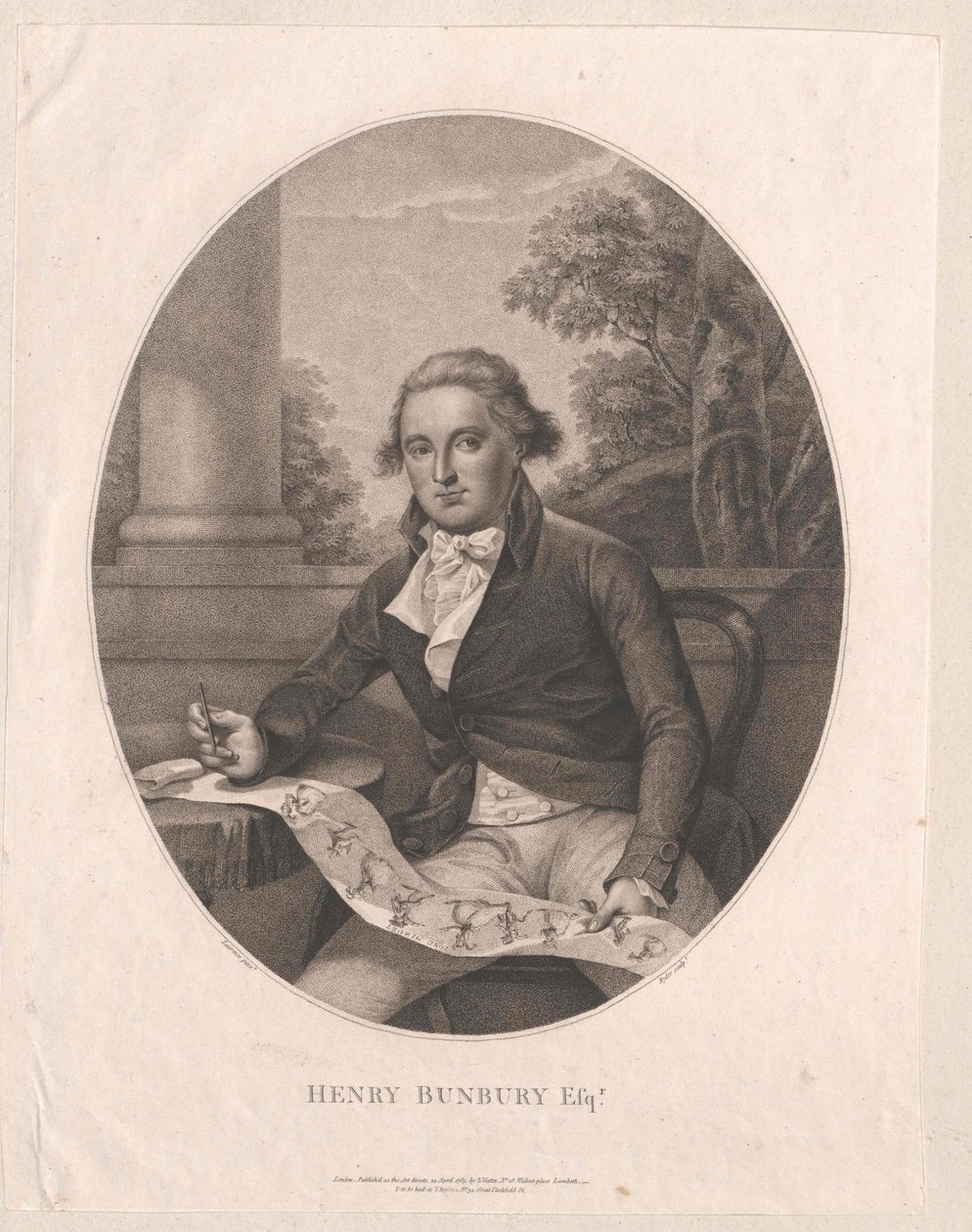 Henry William Bunbury autorstwa Artist Unknown
