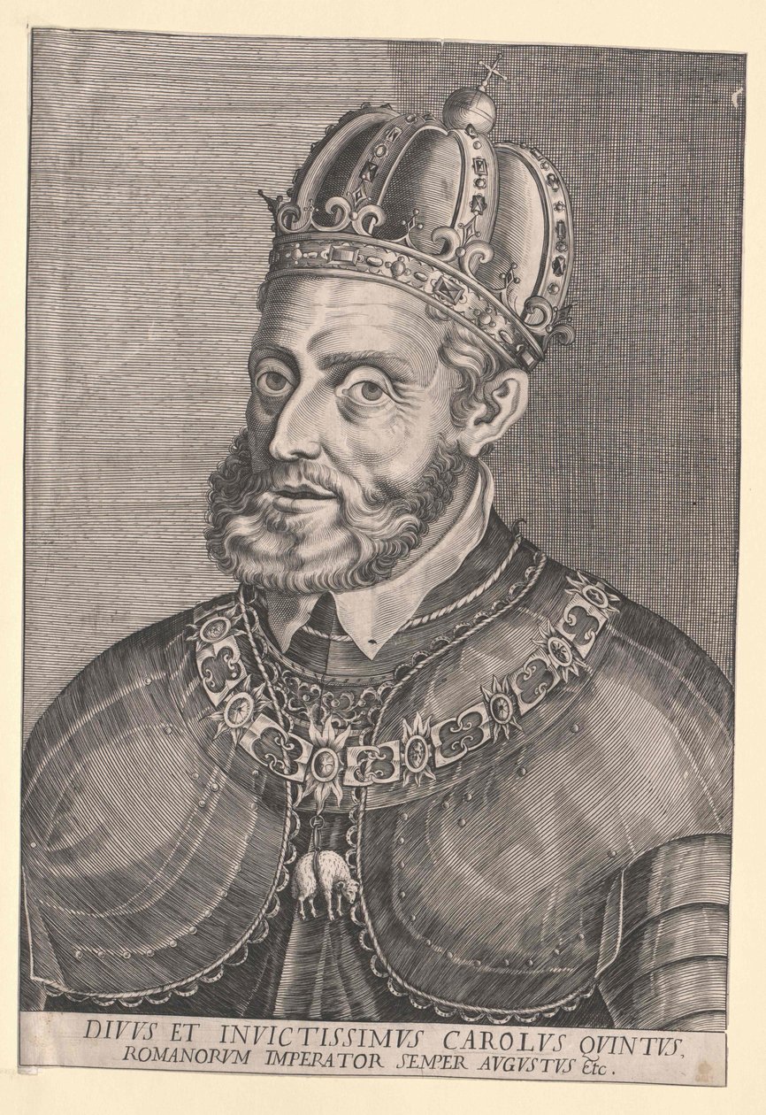 Święty Cesarz Rzymski Karol V autorstwa Artist Unknown