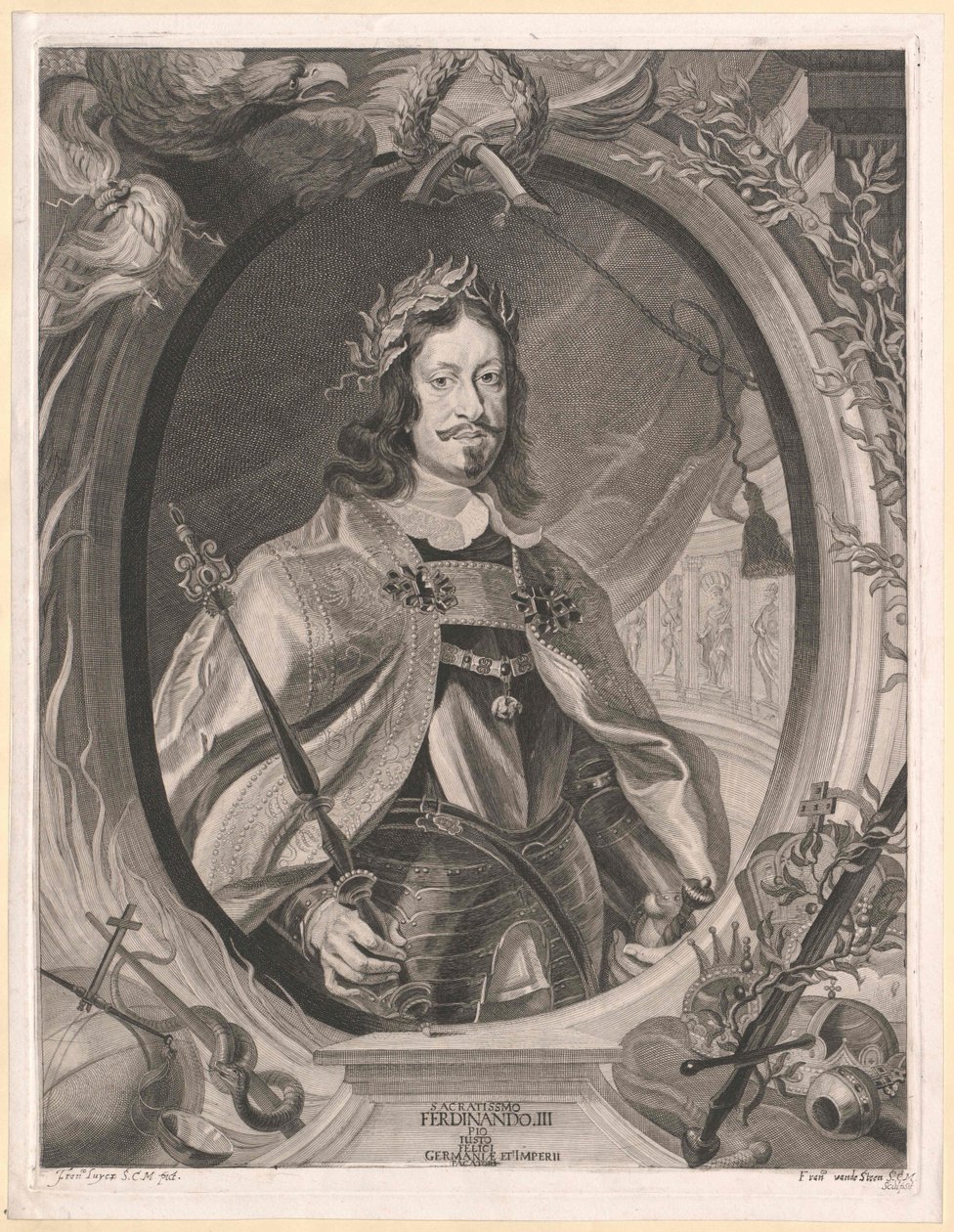 Święty Cesarz Rzymski Ferdynand III autorstwa Artist Unknown