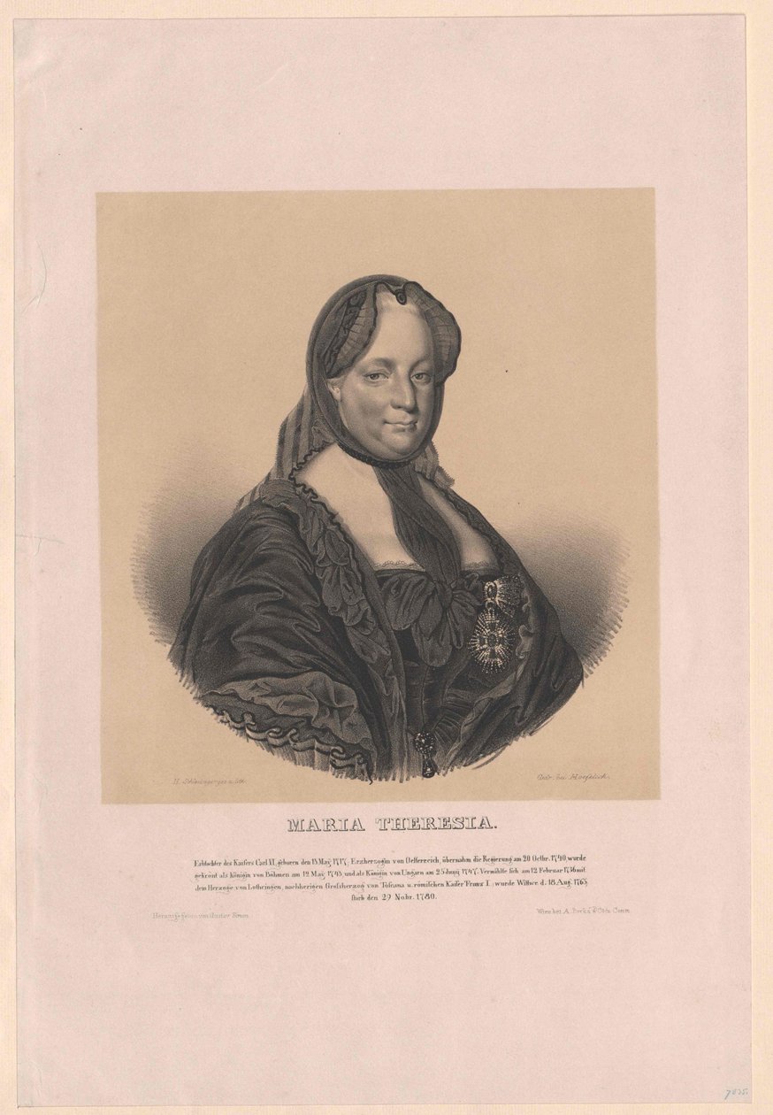 Święta Cesarzowa Maria Teresa autorstwa Artist Unknown