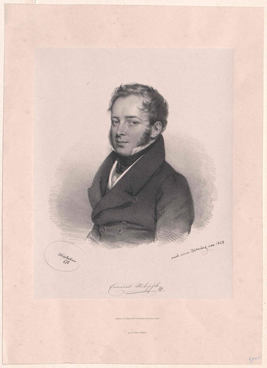 Immanuel Mikschik (druk) autorstwa Artist Unknown