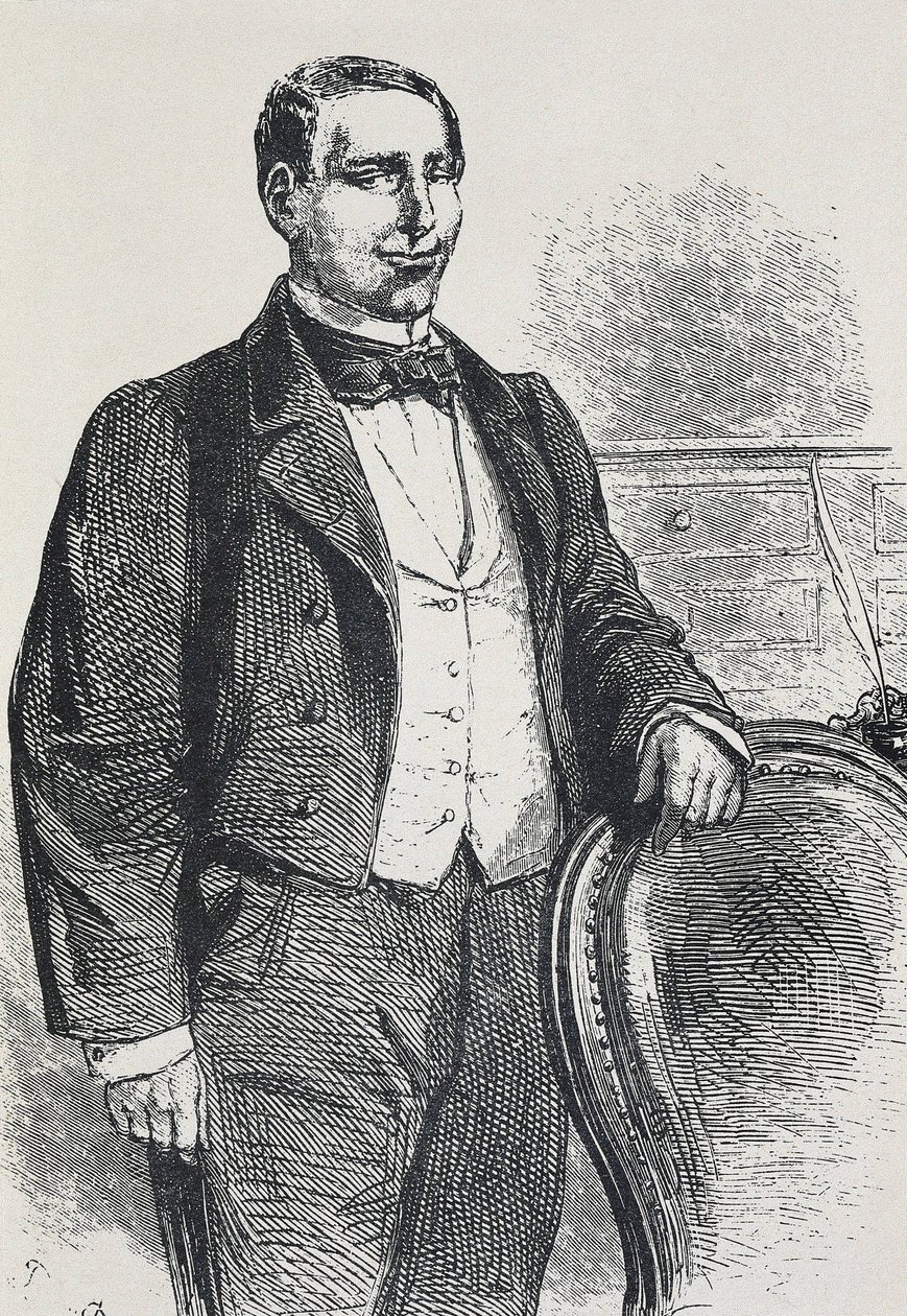 JUAREZ GARCIA, Benito (1806-1872) (akwaforta) autorstwa Artist Unknown
