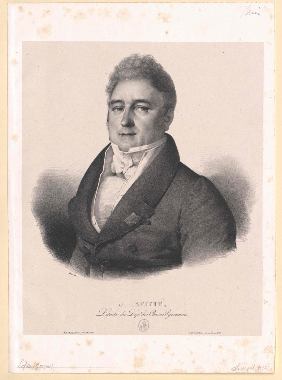 Jacques Lafitte autorstwa Artist Unknown