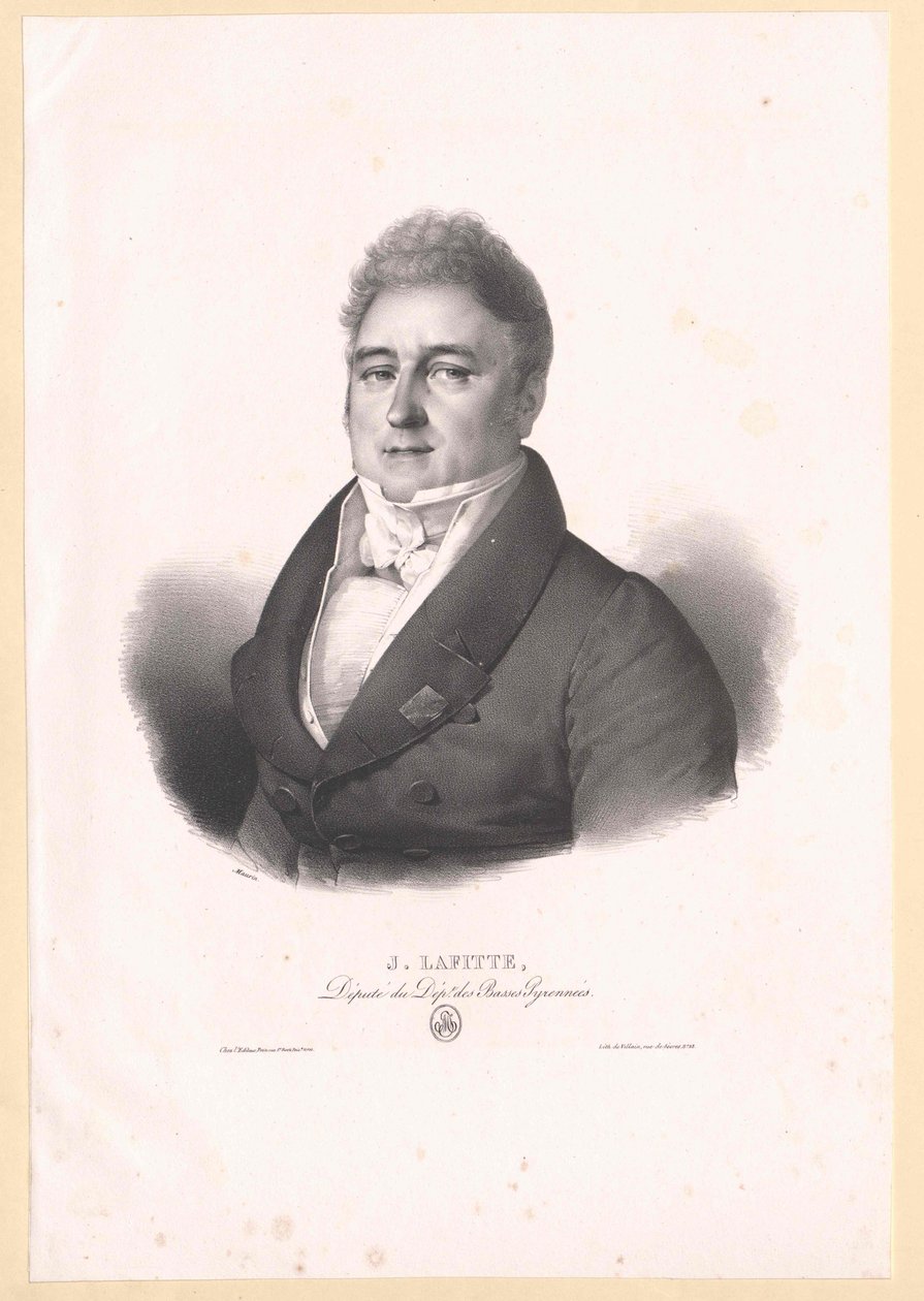 Jacques Lafitte autorstwa Artist Unknown