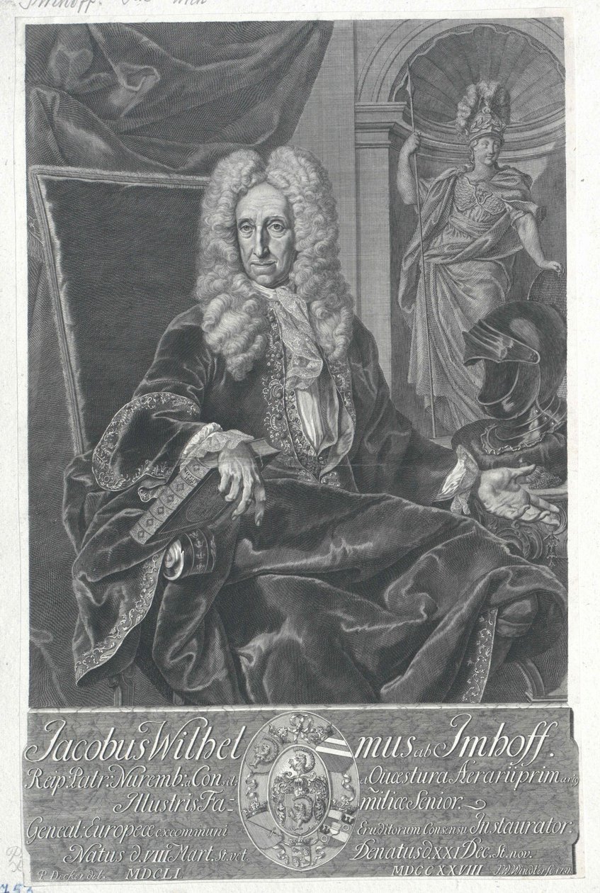 Jakob Wilhelm Imhof autorstwa Artist Unknown