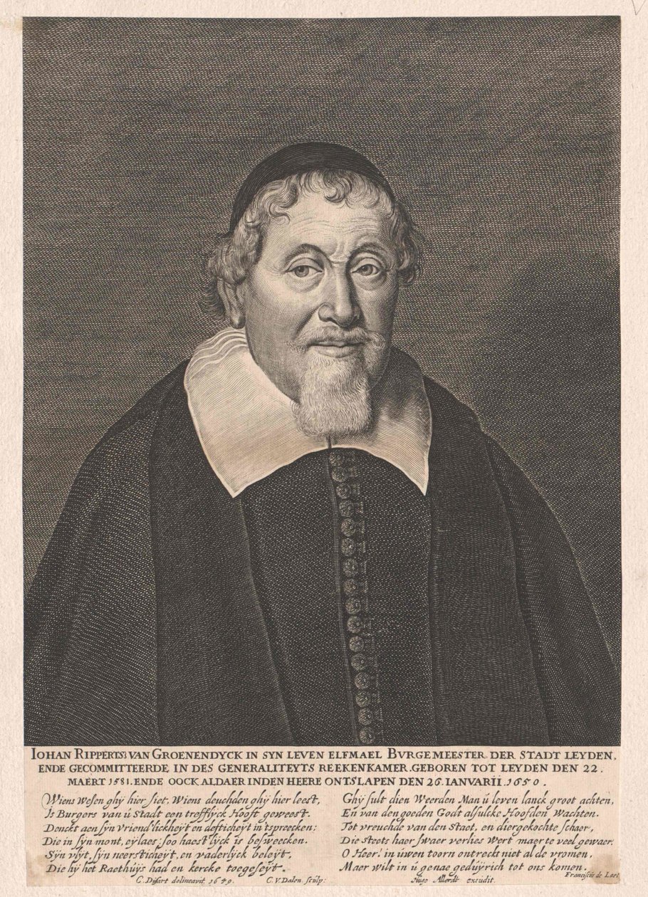 Johan Rippertsz van Groenendijck (druk) autorstwa Artist Unknown