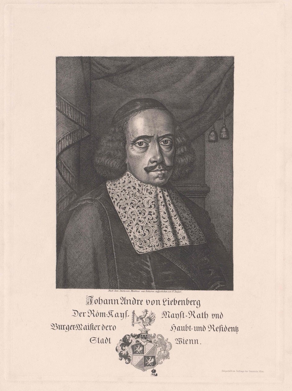 Johann Andreas von Liebenberg (druk) autorstwa Artist Unknown