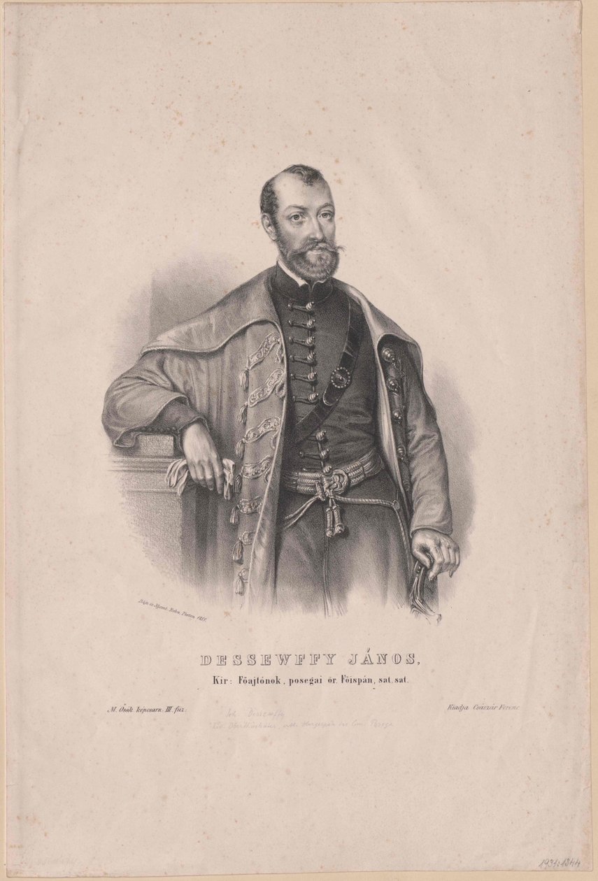 Johann Dessewffy-Csernek autorstwa Artist Unknown