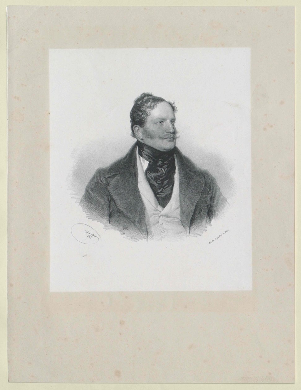 Johann Franz hrabia Hardegg (druk) autorstwa Artist Unknown