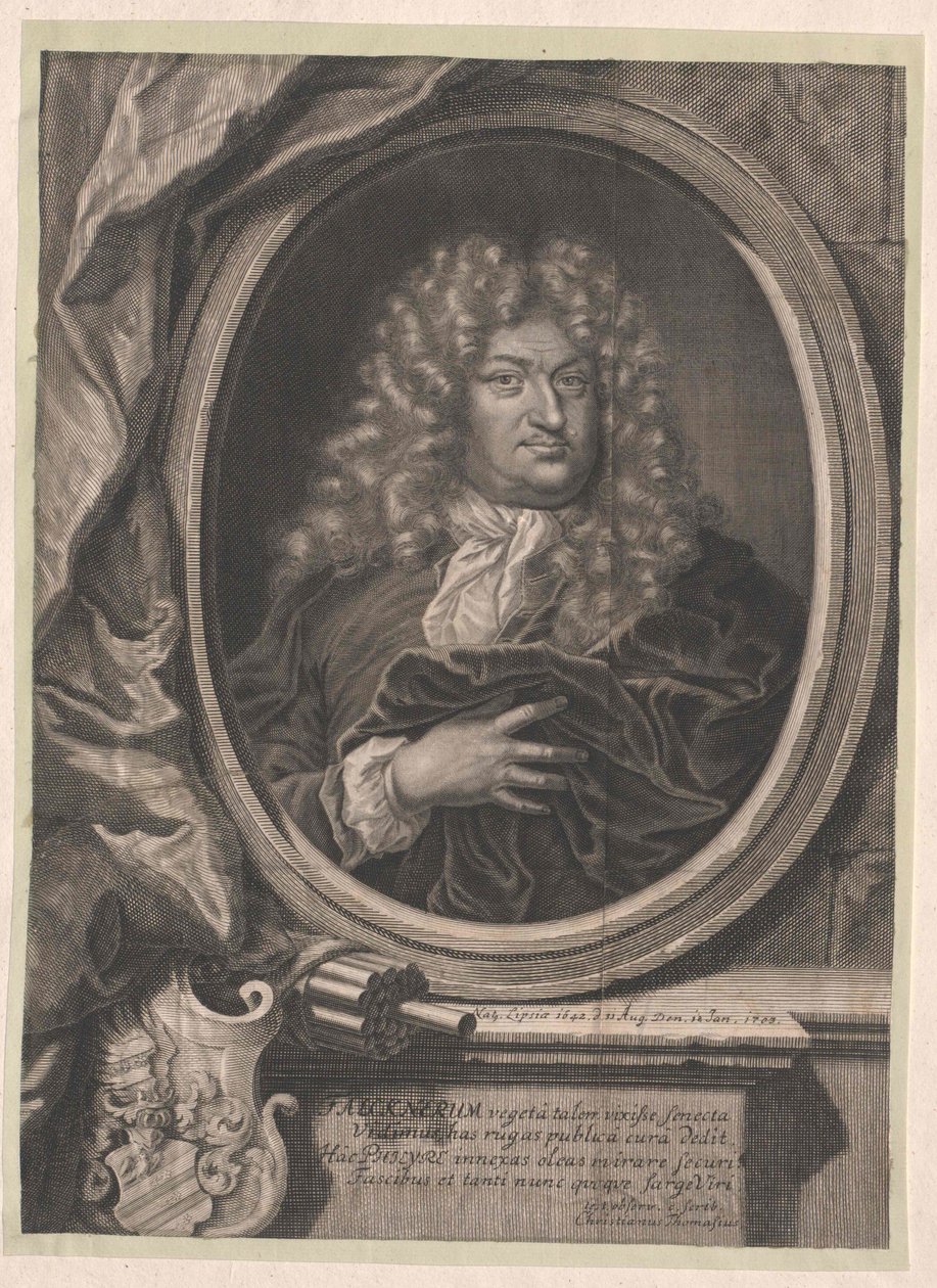 Johann Friedrich Falckner (druk) autorstwa Artist Unknown