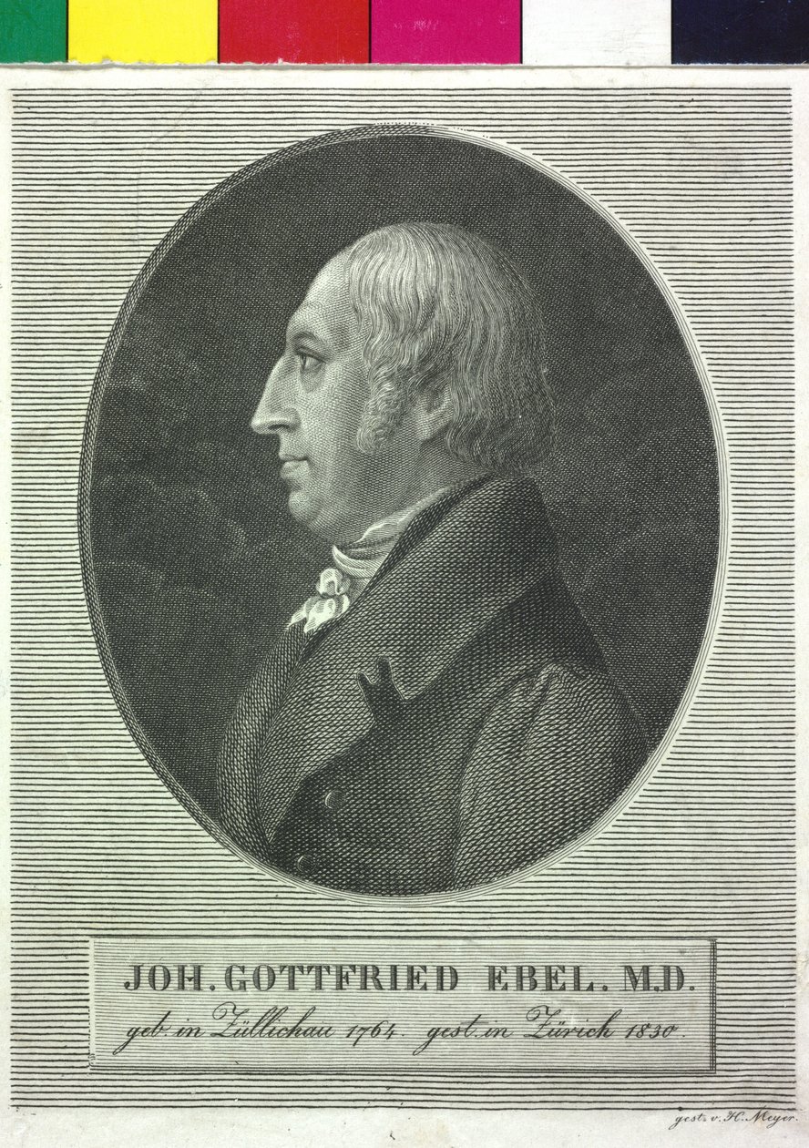 Johann Gottfried Ebel autorstwa Artist Unknown