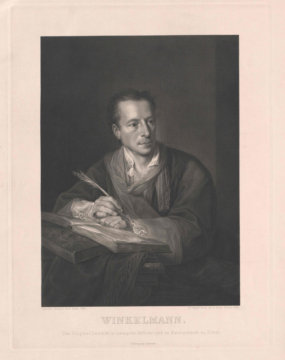 Johann Joachim Winckelmann autorstwa Artist Unknown