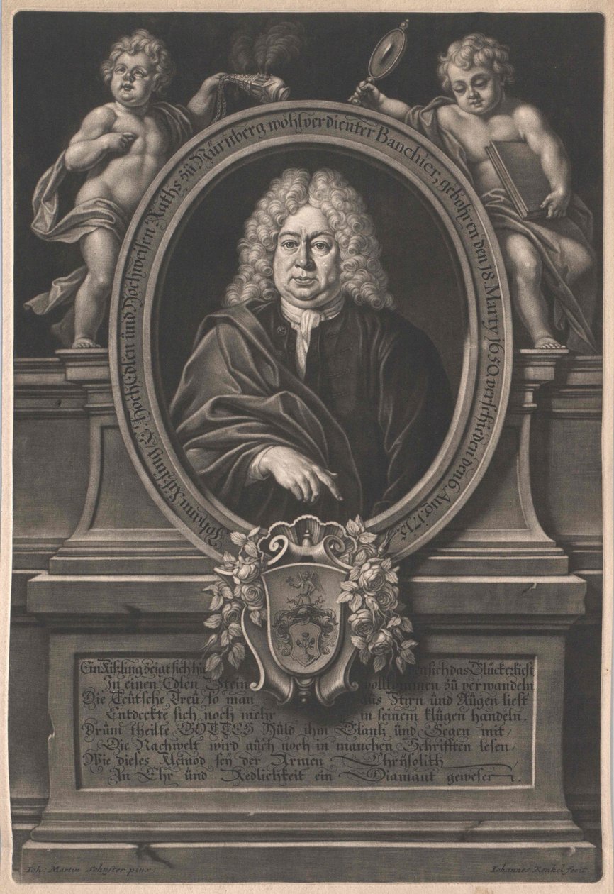 Johann Kiessling autorstwa Artist Unknown