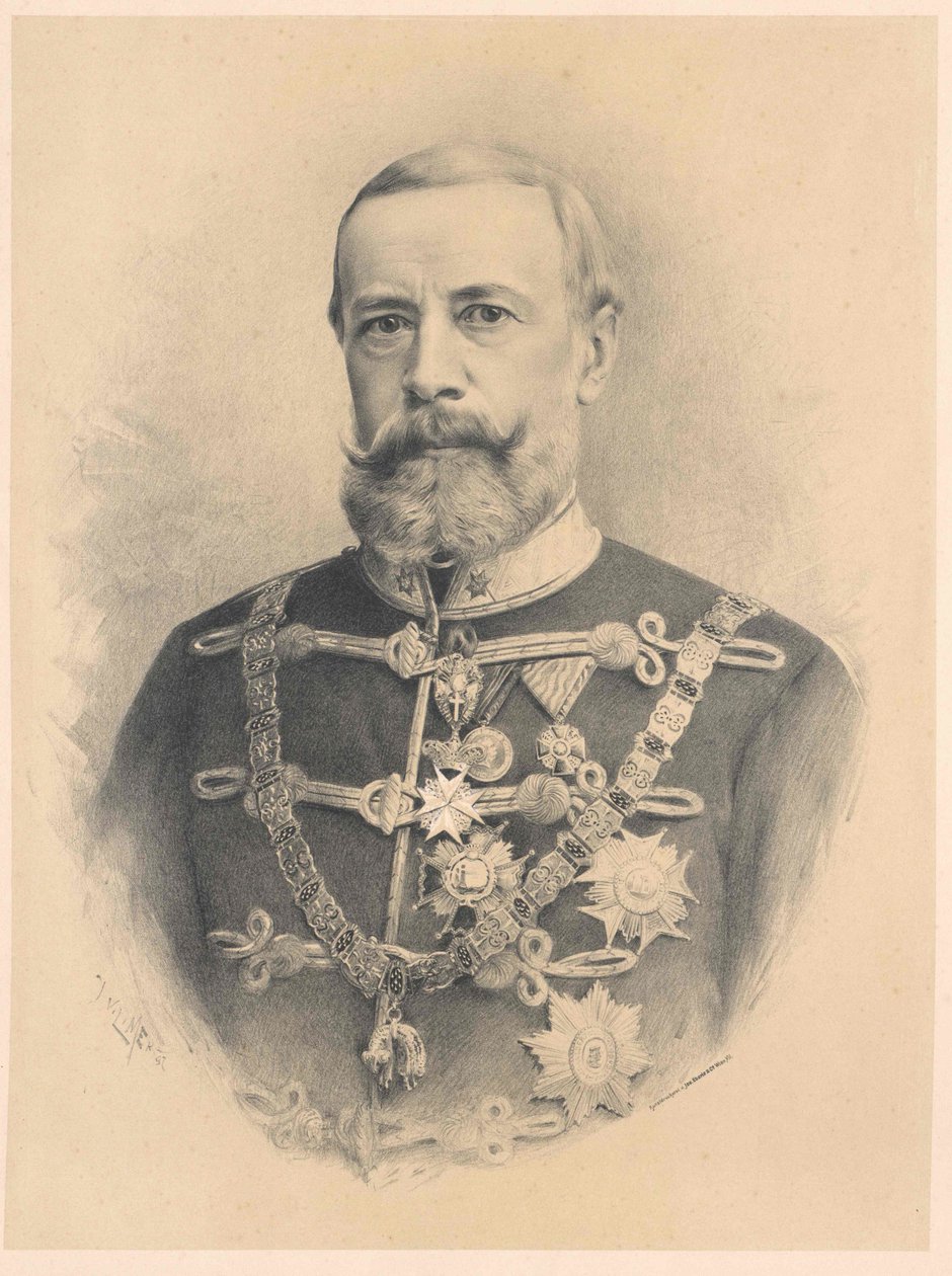 Johann Nepomuk hrabia Harrach (druk) autorstwa Artist Unknown