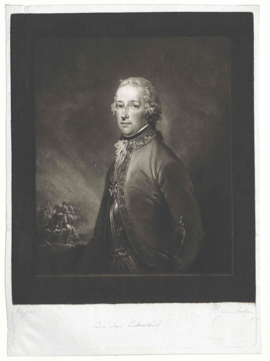 Johann hrabia Liechtensteinu autorstwa Artist Unknown
