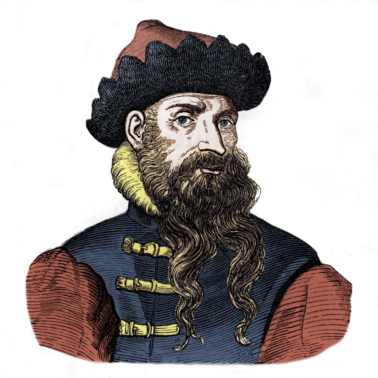 Johannes Gutenberg (druk) autorstwa Artist Unknown