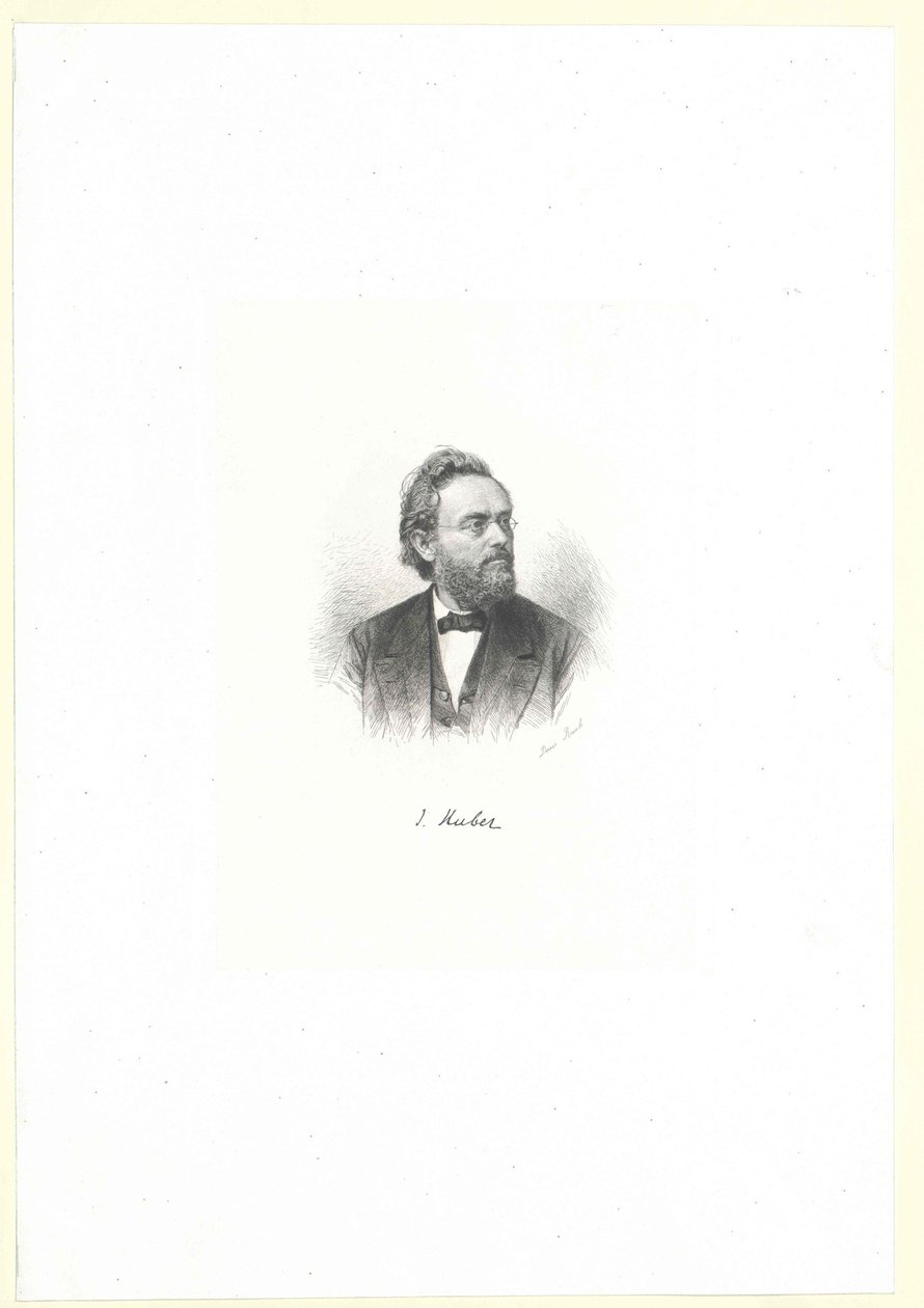 Johannes Huber (druk) autorstwa Artist Unknown