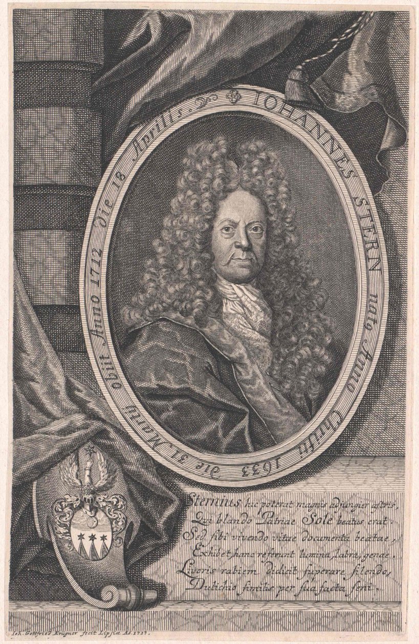 Johannes Stern (druk) autorstwa Artist Unknown
