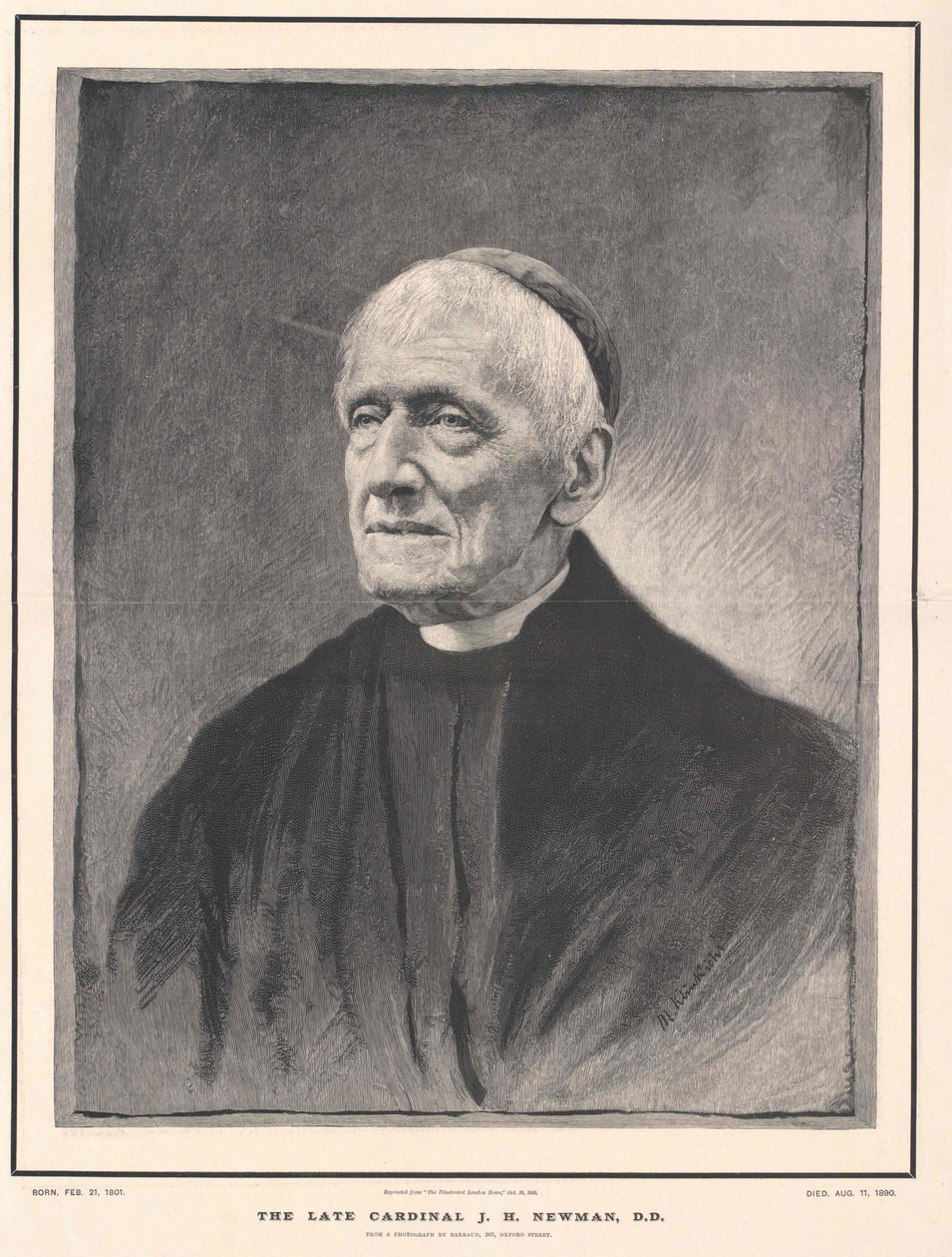 John Henry Newman autorstwa Artist Unknown