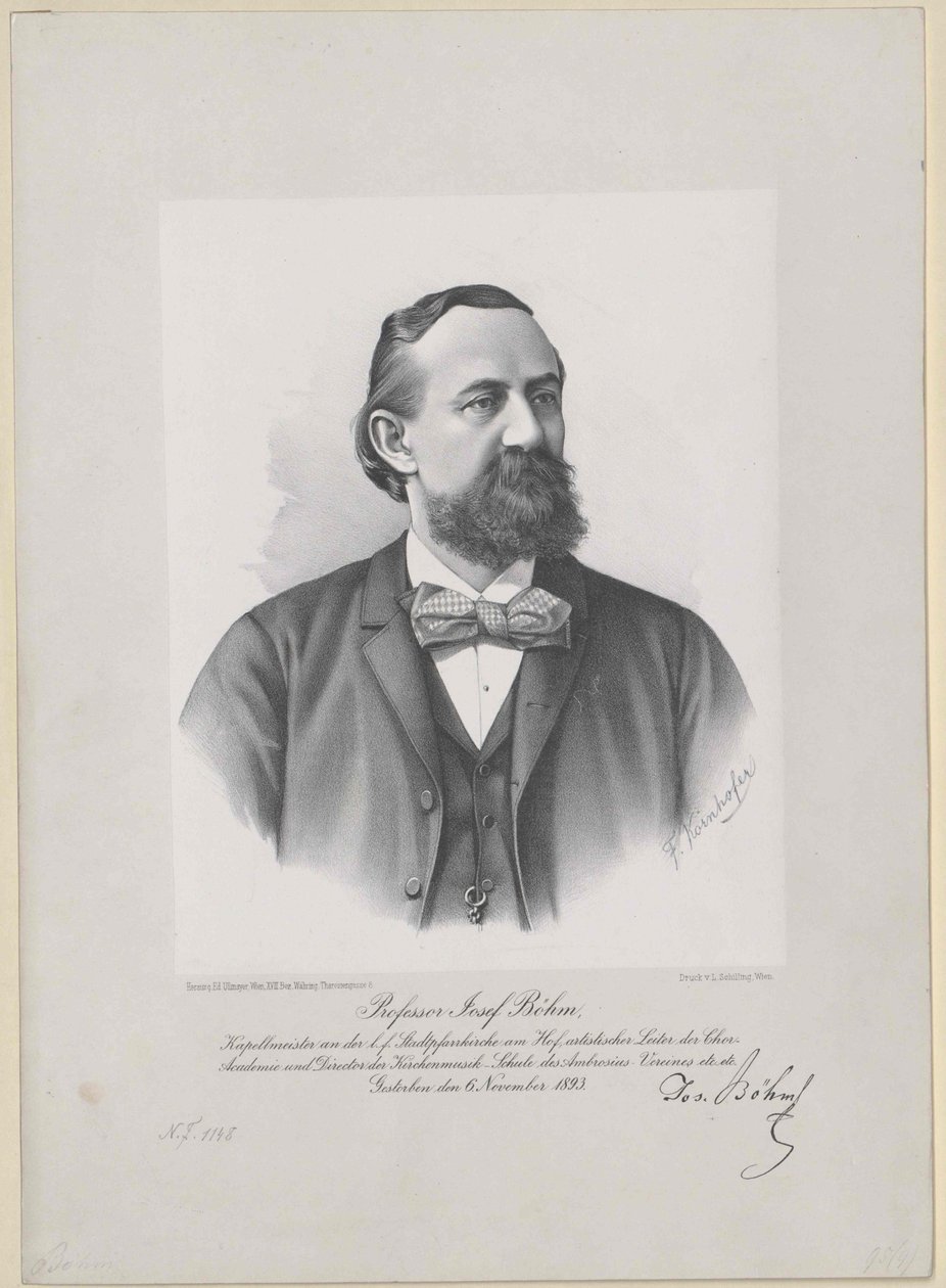 Joseph Boehm (druk) autorstwa Artist Unknown