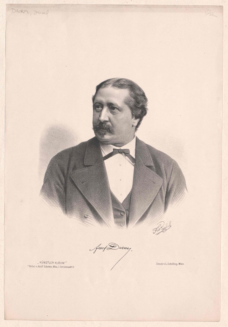Joseph Durm (druk) autorstwa Artist Unknown