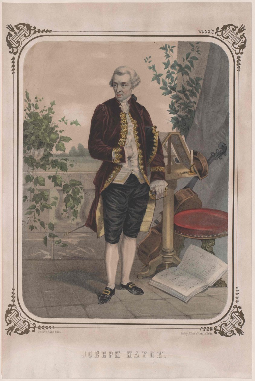 Joseph Haydn autorstwa Artist Unknown