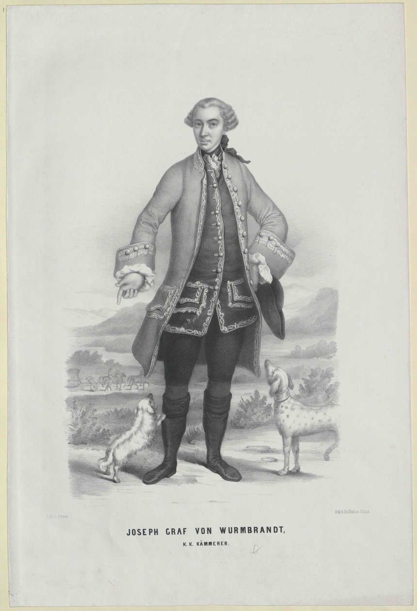 Joseph Count Wurmbrand autorstwa Artist Unknown