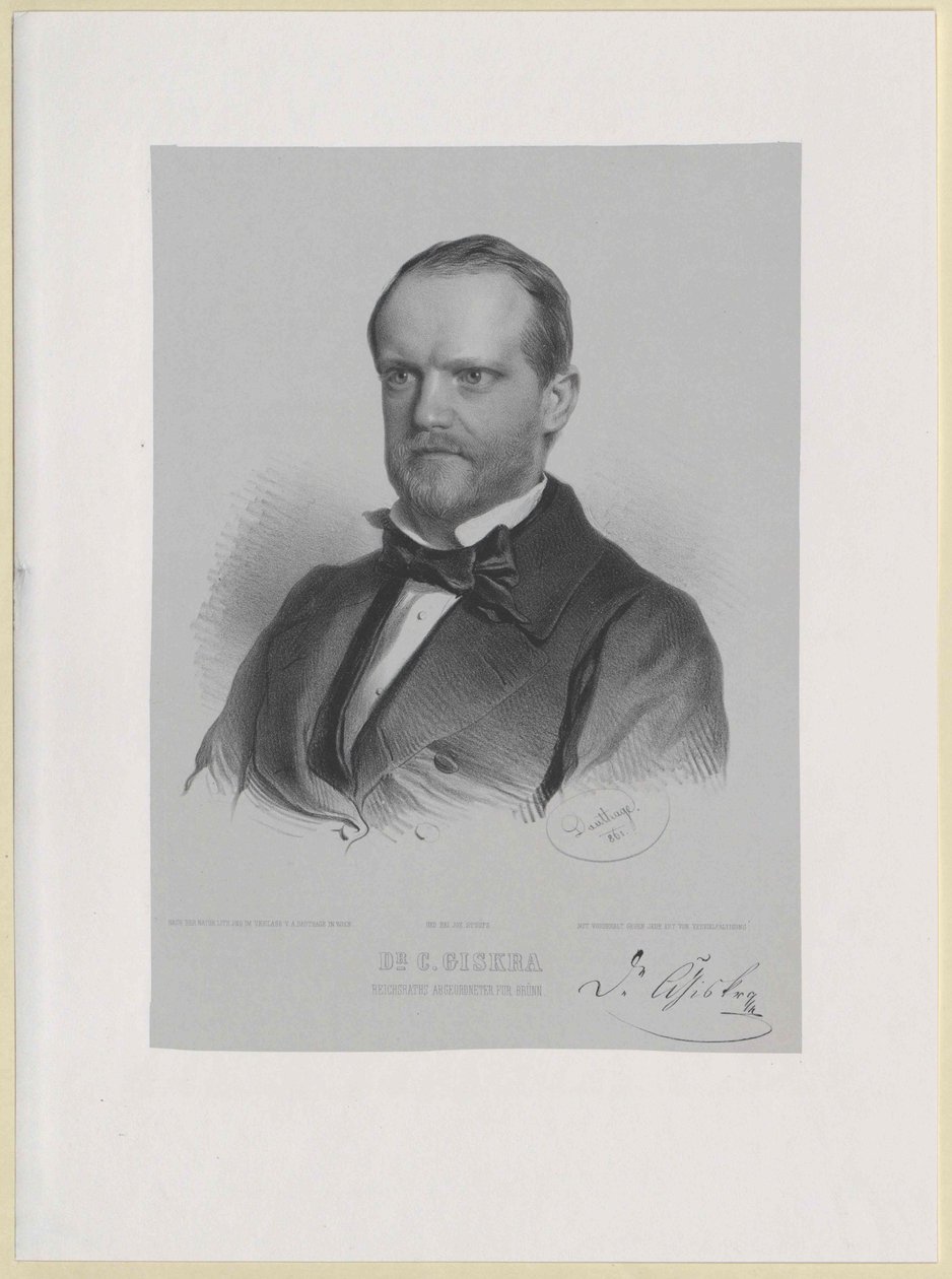 Karl Giskra (druk) autorstwa Artist Unknown