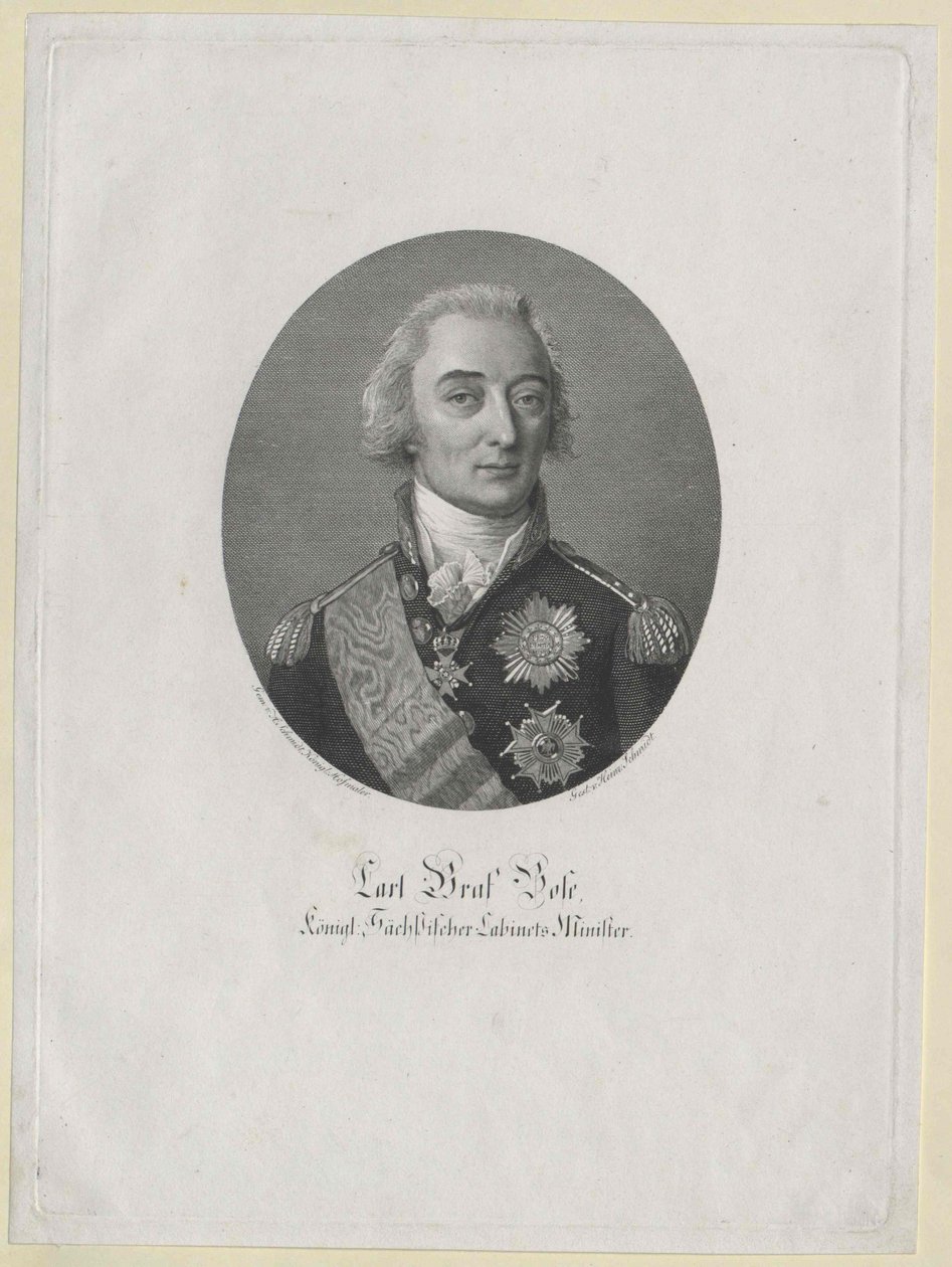 Karl Graf Bose (druk) autorstwa Artist Unknown