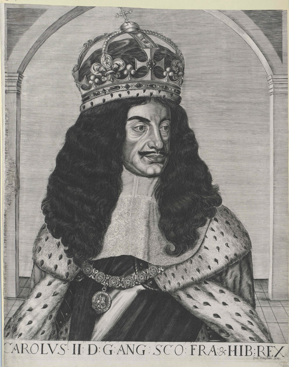 Król Anglii Karol II autorstwa Artist Unknown