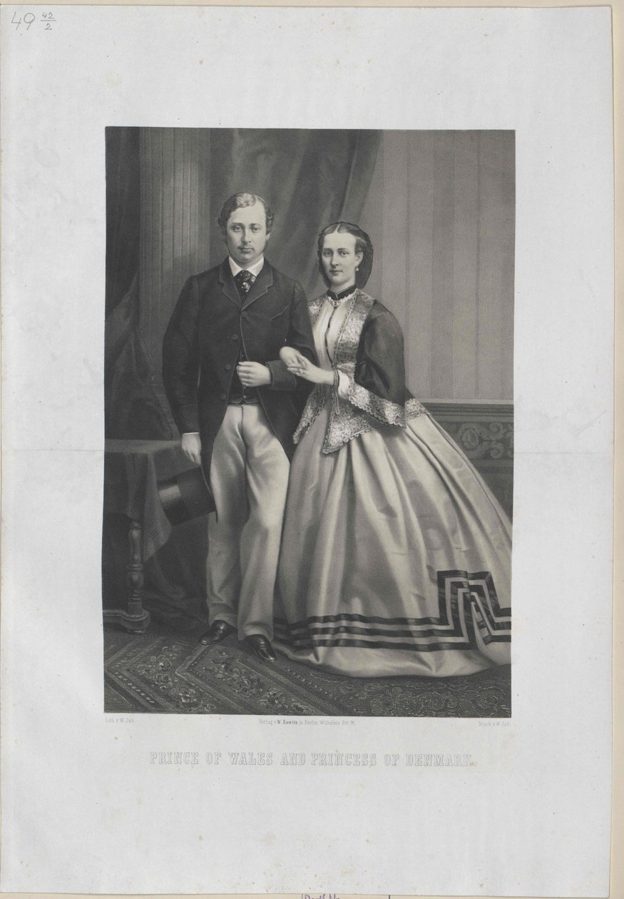 Król Anglii Eduard VII autorstwa Artist Unknown