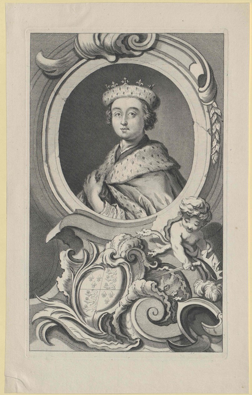 Król Anglii Eduard V. (druk) autorstwa Artist Unknown