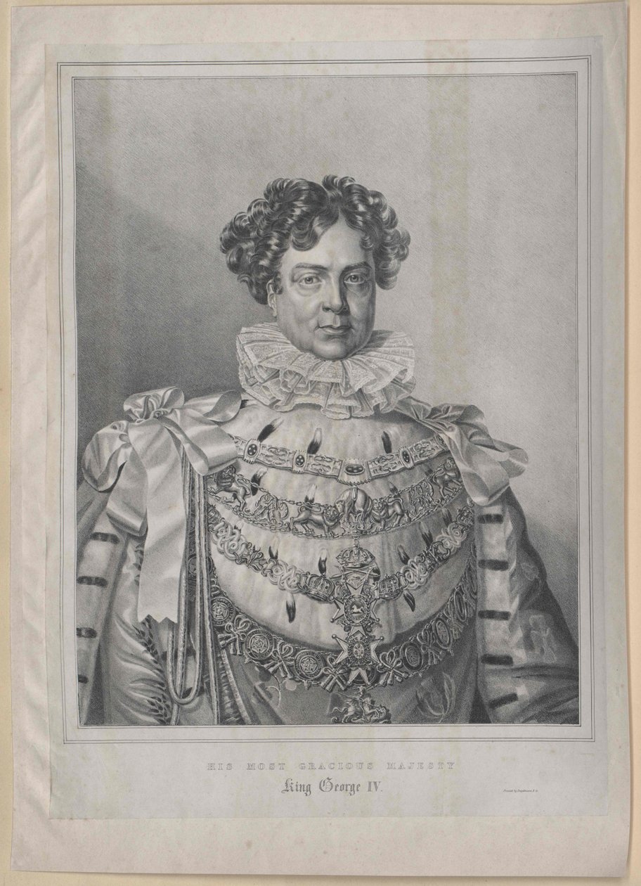 Król Anglii Jerzy IV autorstwa Artist Unknown