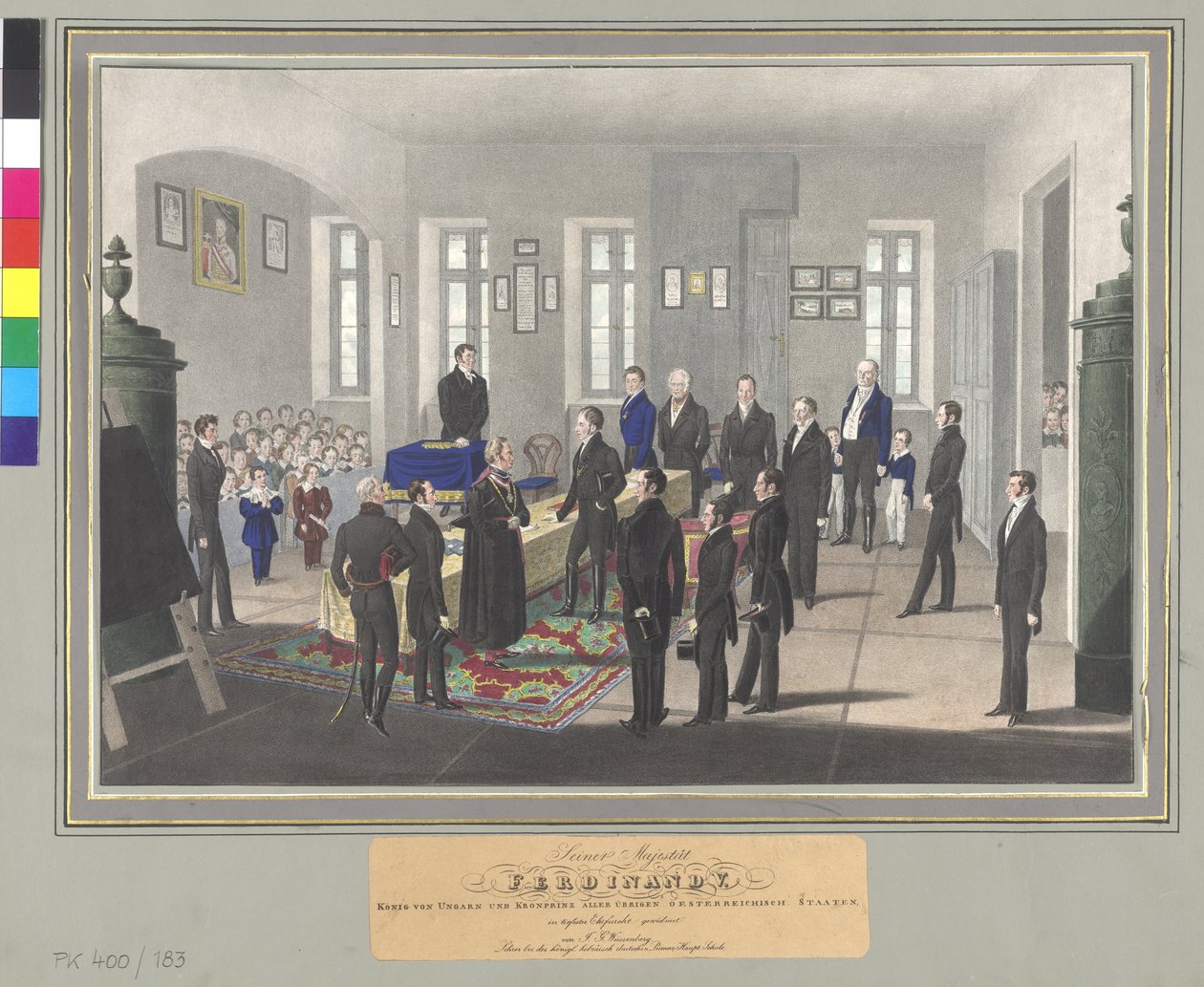 Król Węgier, książę koronny Ferdynand V. autorstwa Artist Unknown