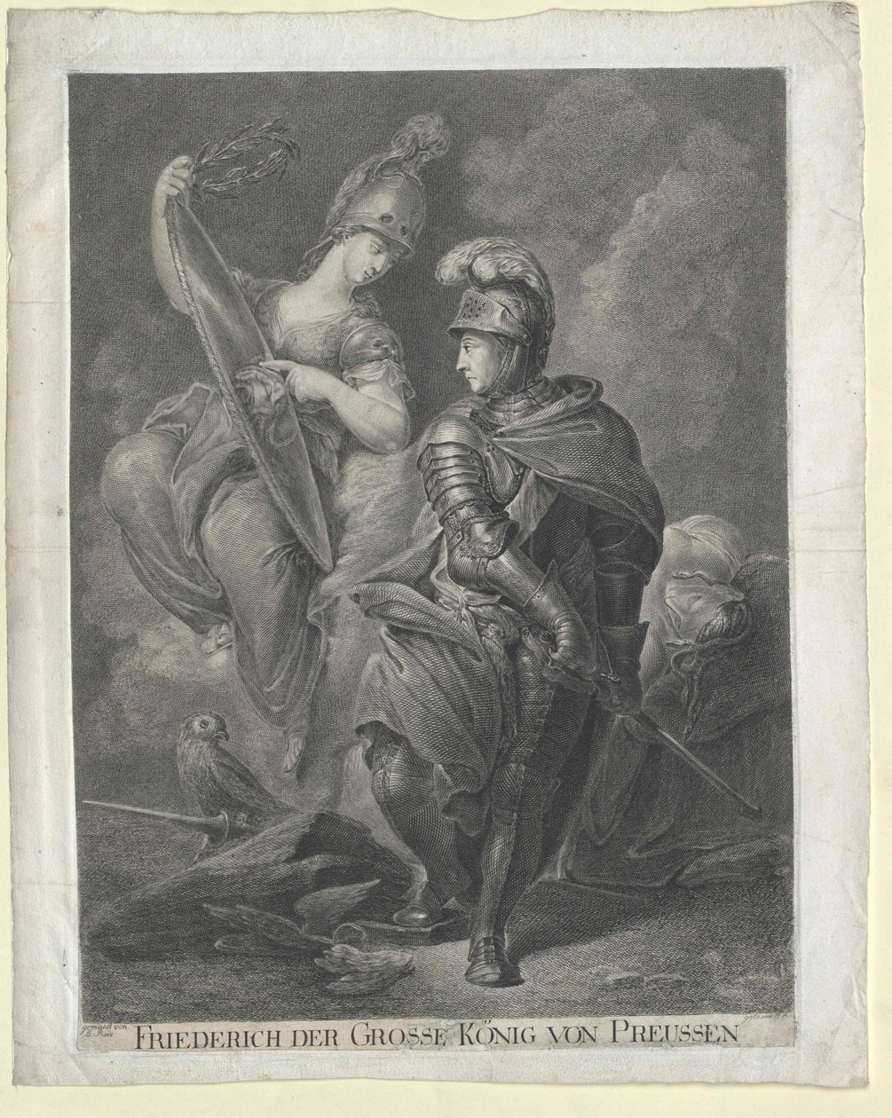 Król Prus Fryderyk II autorstwa Artist Unknown