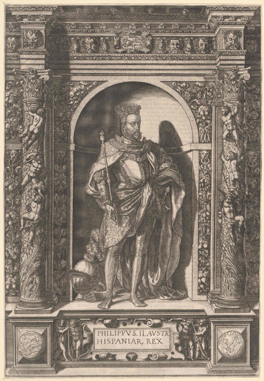 Król Hiszpanii Filip II autorstwa Artist Unknown