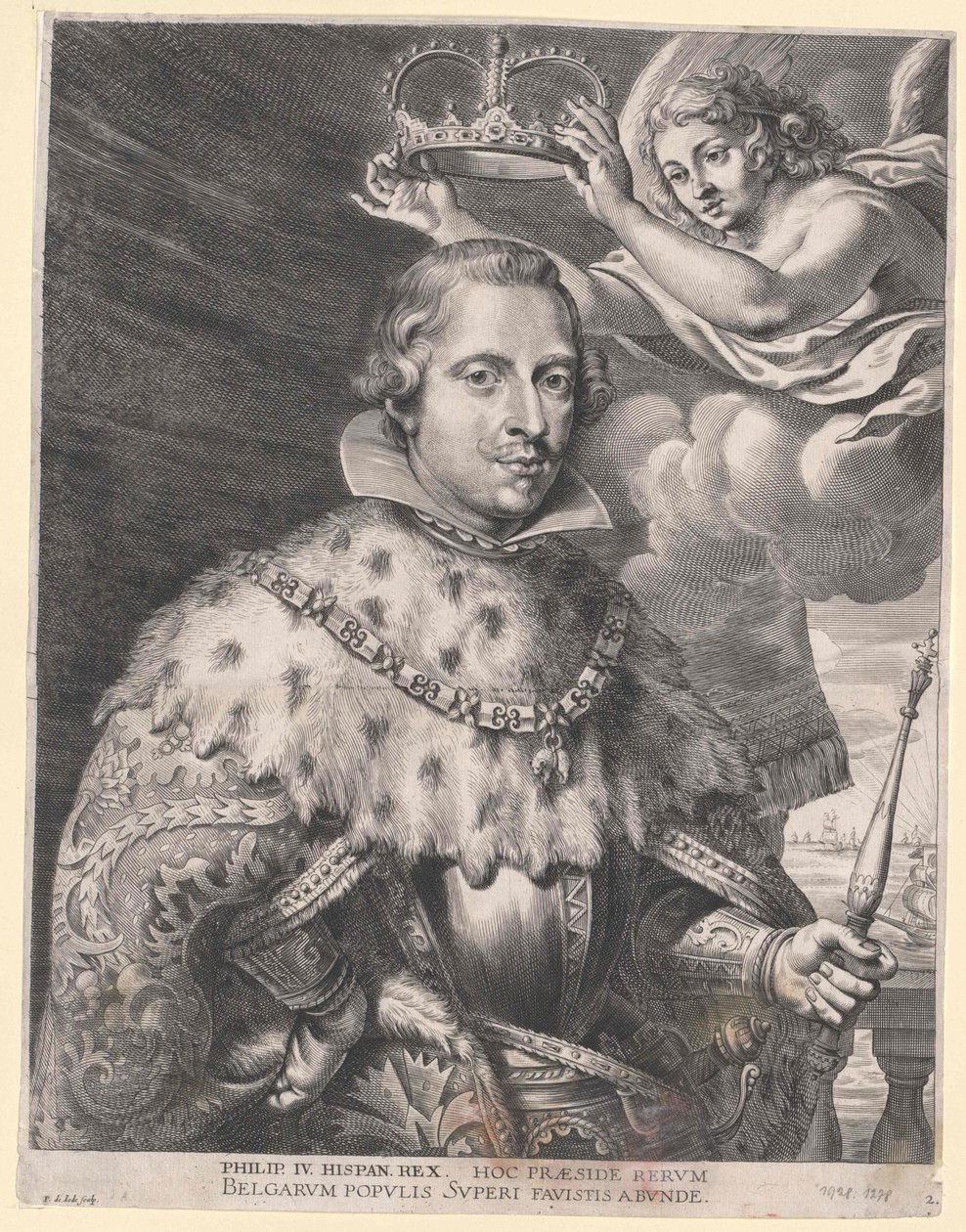 Król Hiszpanii Filip IV autorstwa Artist Unknown