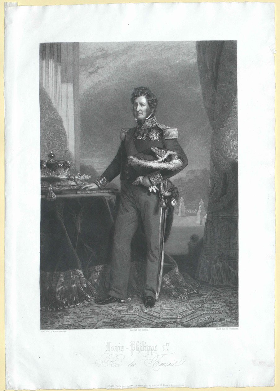 Król Francji Ludwik Filip autorstwa Artist Unknown