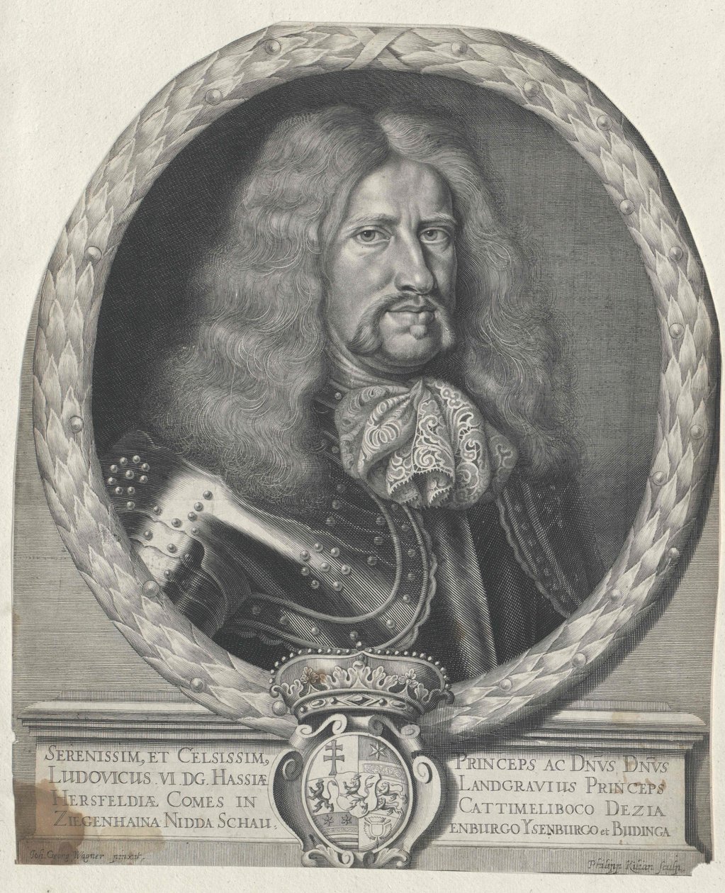 Landgraf Hesji-Darmstadt Lewis VI autorstwa Artist Unknown