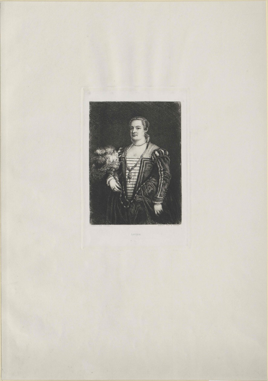 Lavinia Sarcinelli autorstwa Artist Unknown