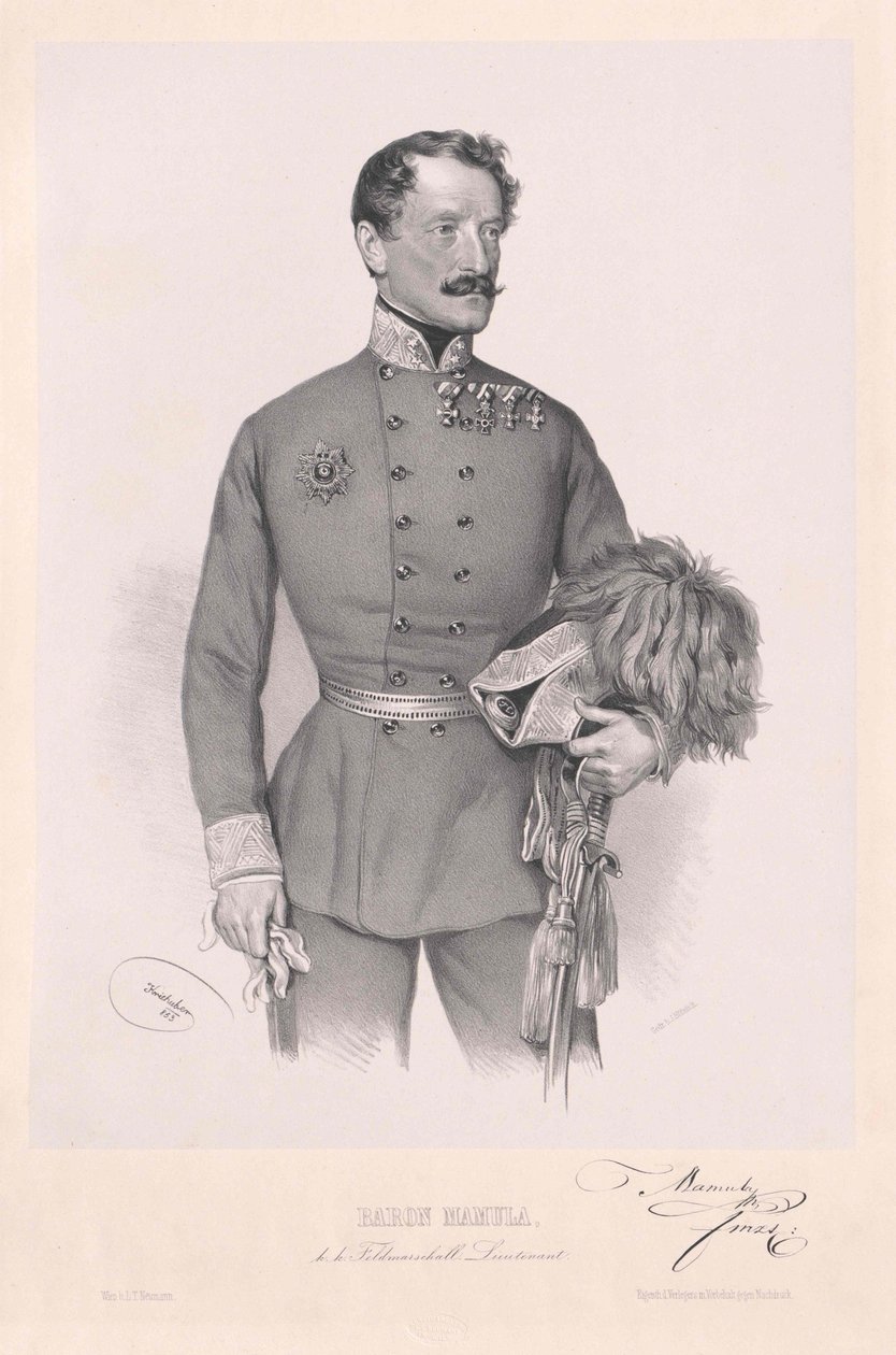 Lazarus baron Mamula autorstwa Artist Unknown