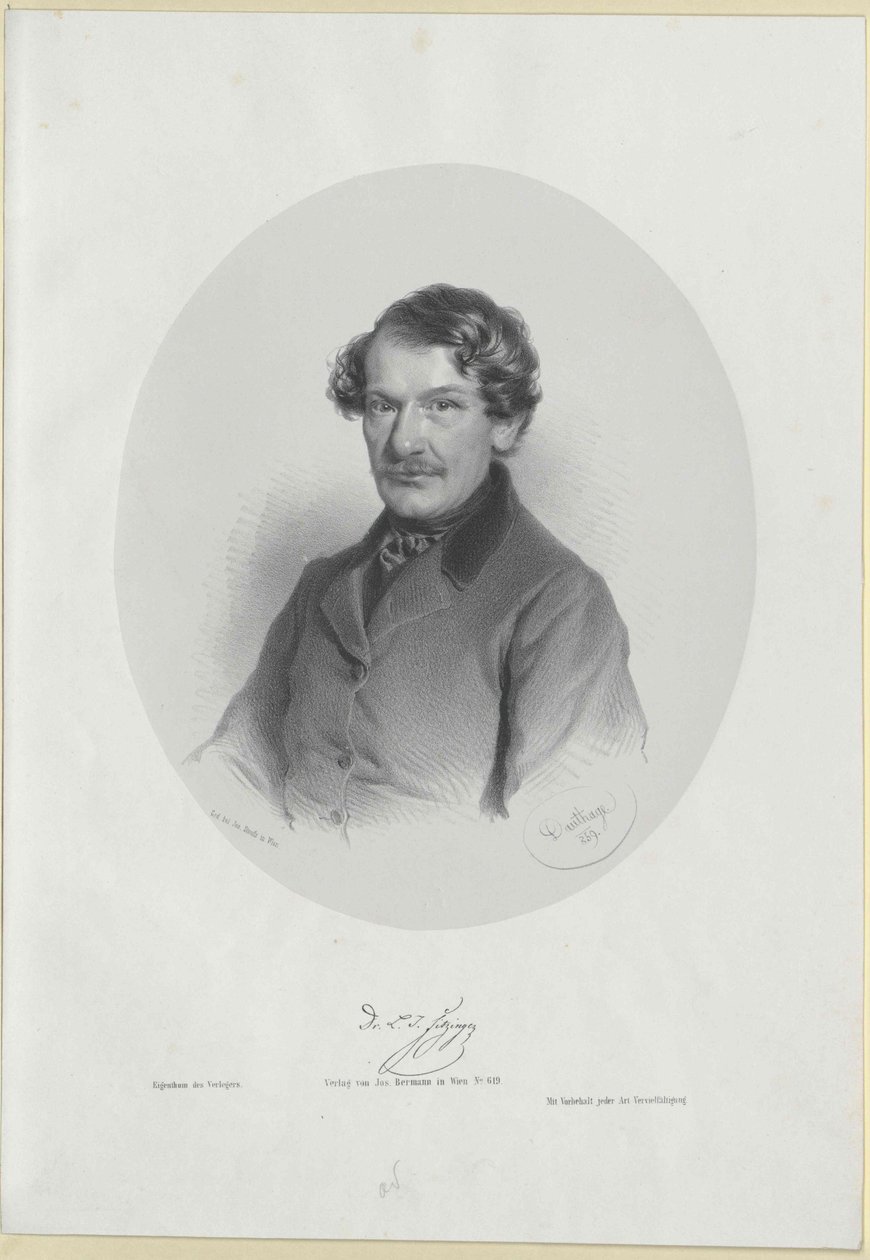 Leopold Joseph Fitzinger autorstwa Artist Unknown