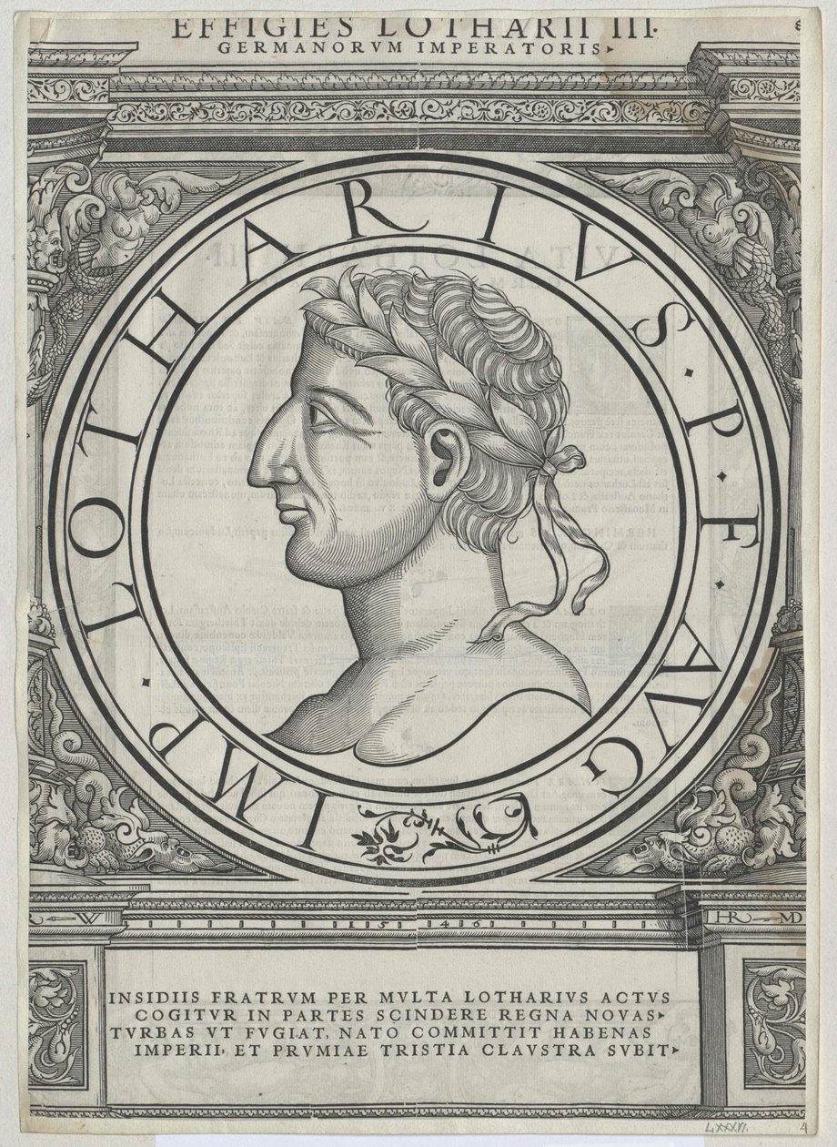 Lothar I autorstwa Artist Unknown