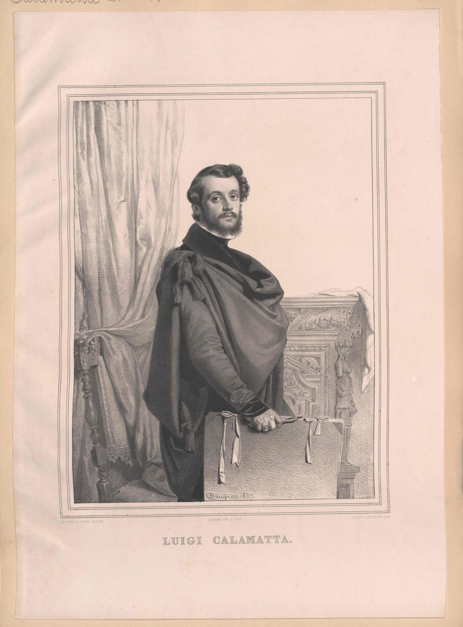 Luigi Calamatta autorstwa Artist Unknown