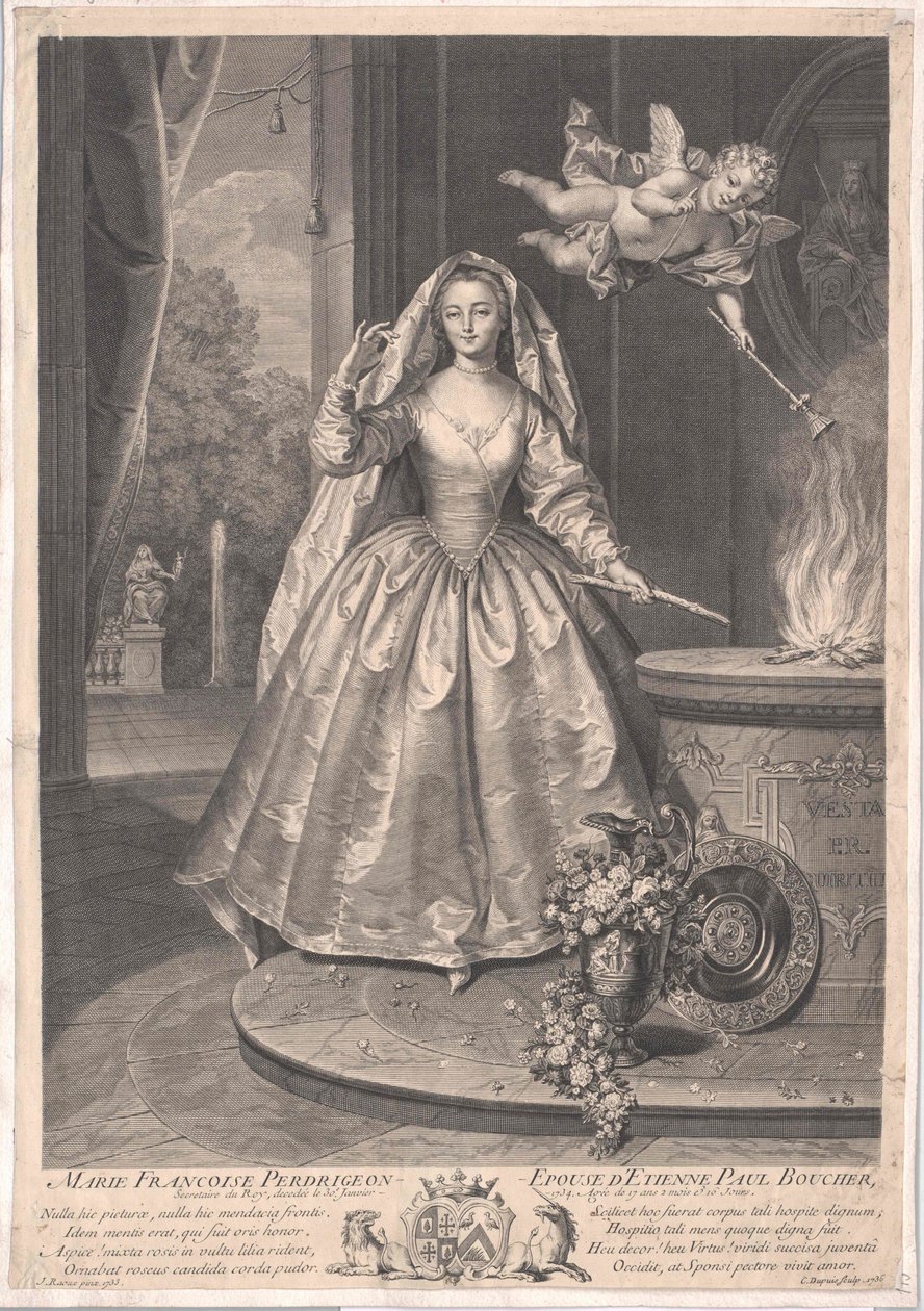 Marie Francoise Perdrigeon autorstwa Artist Unknown