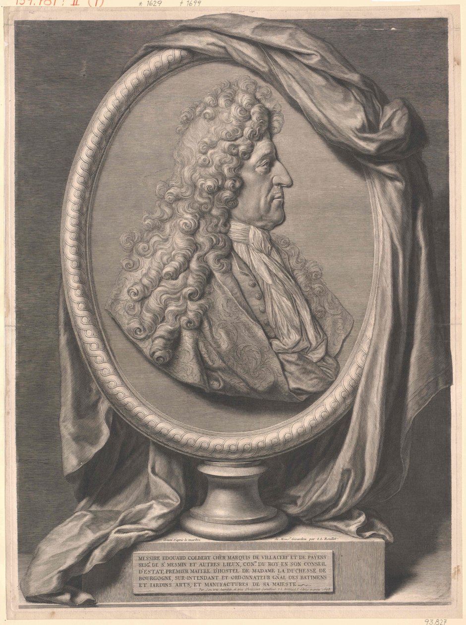Markiz de Villacerf Colbert autorstwa Artist Unknown